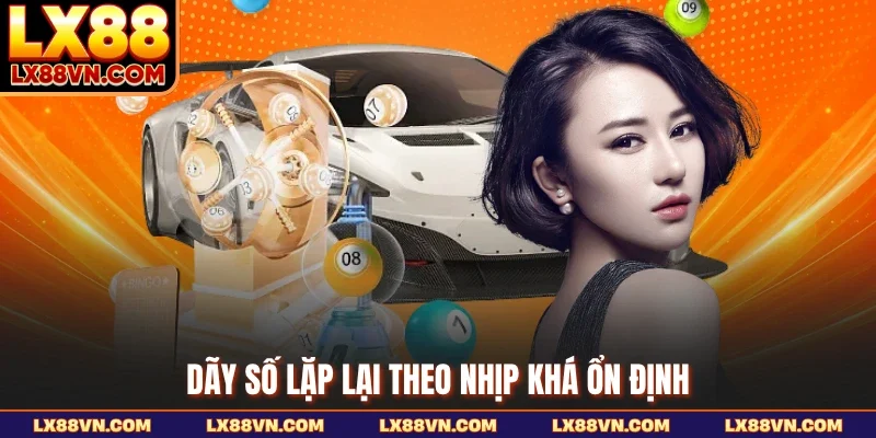Dãy số lặp lại theo nhịp khá ổn định