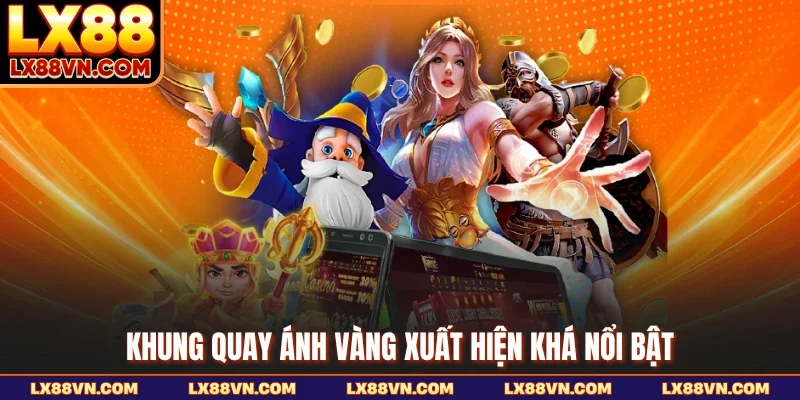 Khung quay ánh vàng xuất hiện khá nổi bật